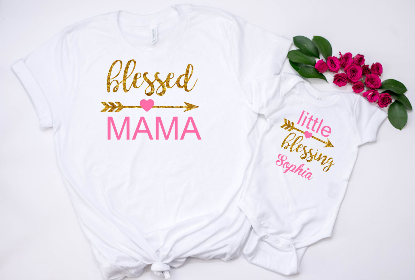 Mother's Day Cute Mom & Daughter Personalized Matching Outfits