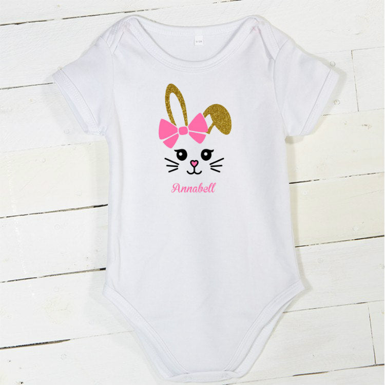 Toddler Girl Easter Outfit, Easter Outfit Baby Girl, My First Easter Outfit, Bunny Shirt - dipidoostudios
