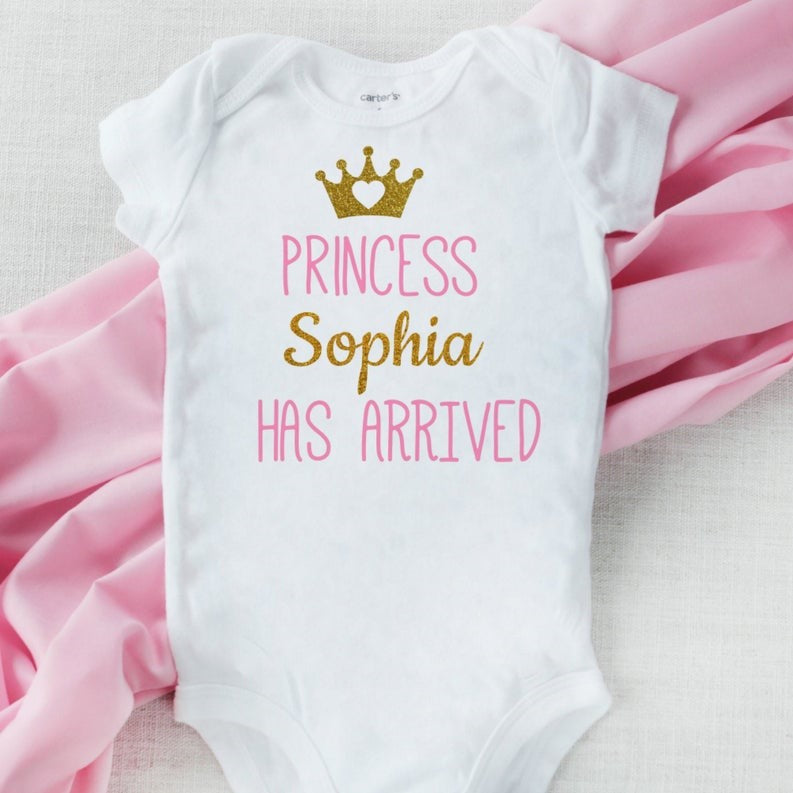 Princess Has Arrived - Newborn Girl Coming Home Outfit - dipidoostudios