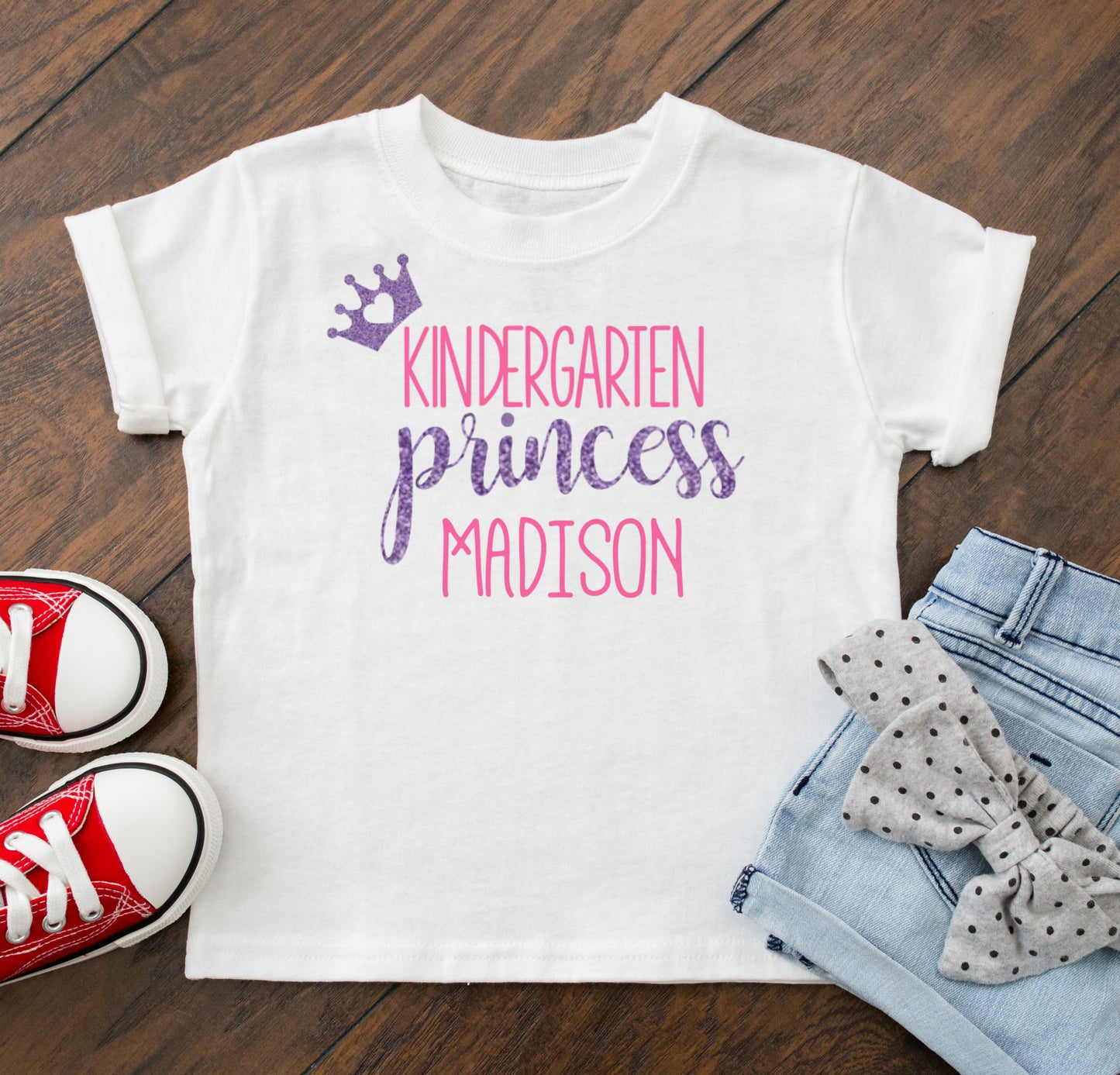 Kindergarten Princess Kindergarten Outfit, First Day of Kindergarten, Kindergarten Shirt for girls
