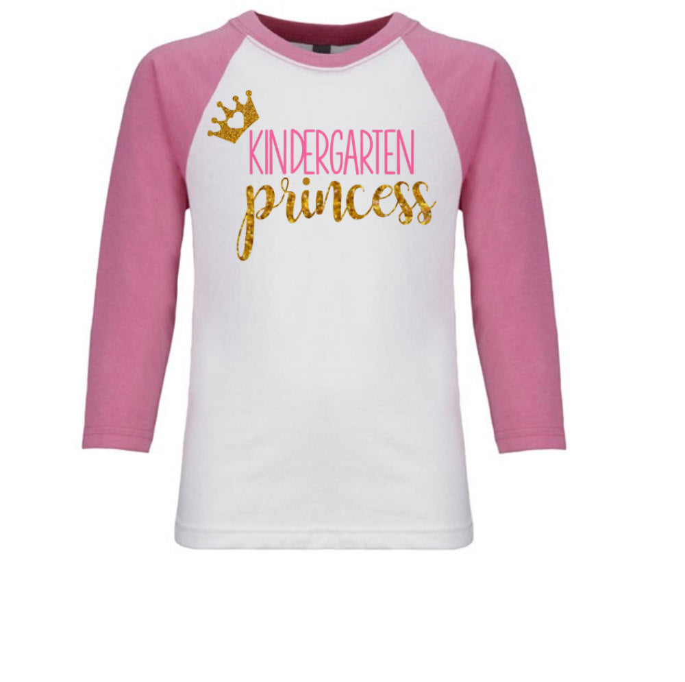 Kindergarten Princess Kindergarten Outfit, First Day of Kindergarten, Kindergarten Shirt