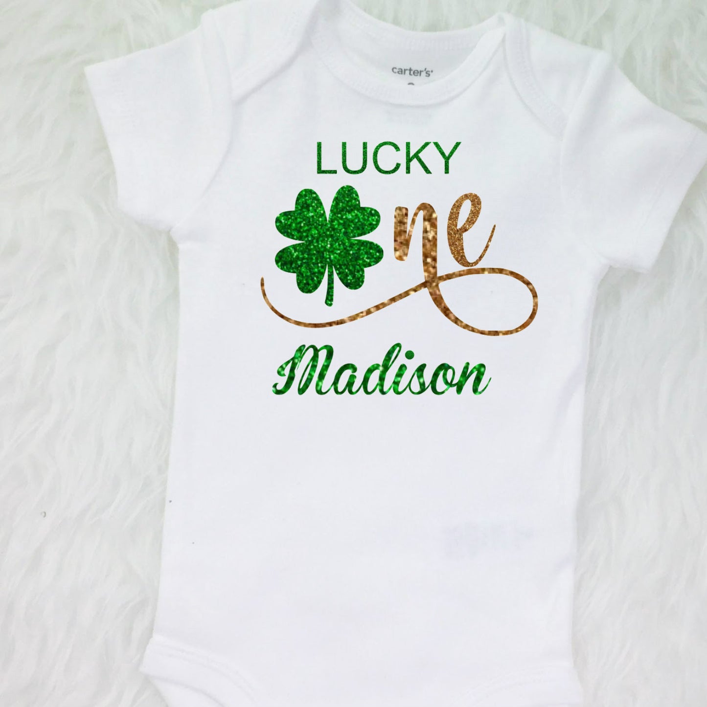 St Patricks Birthday Onesie