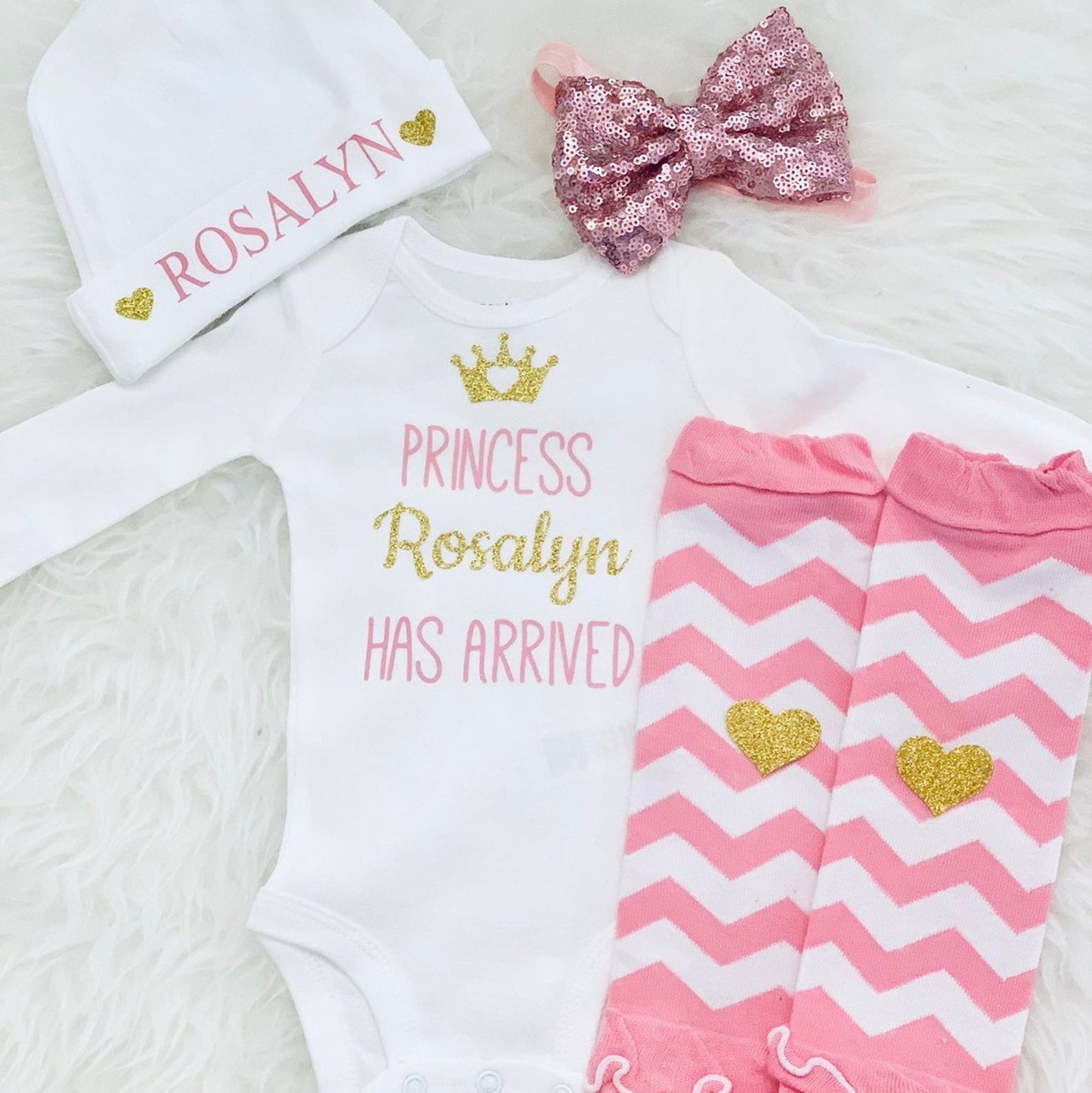 Princess Has Arrived - Newborn Girl Coming Home Outfit - dipidoostudios