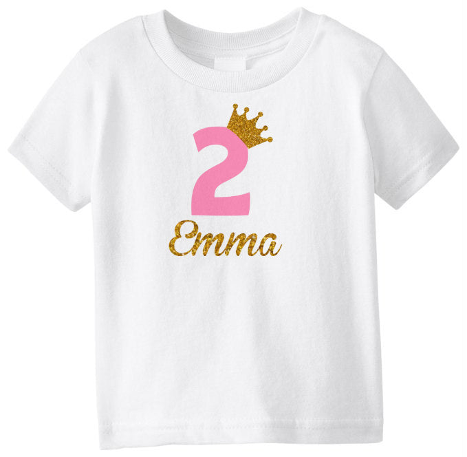personalized 2nd birthday girls dress