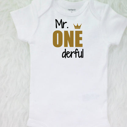 Personalized Boys 1st Birthday Outfit