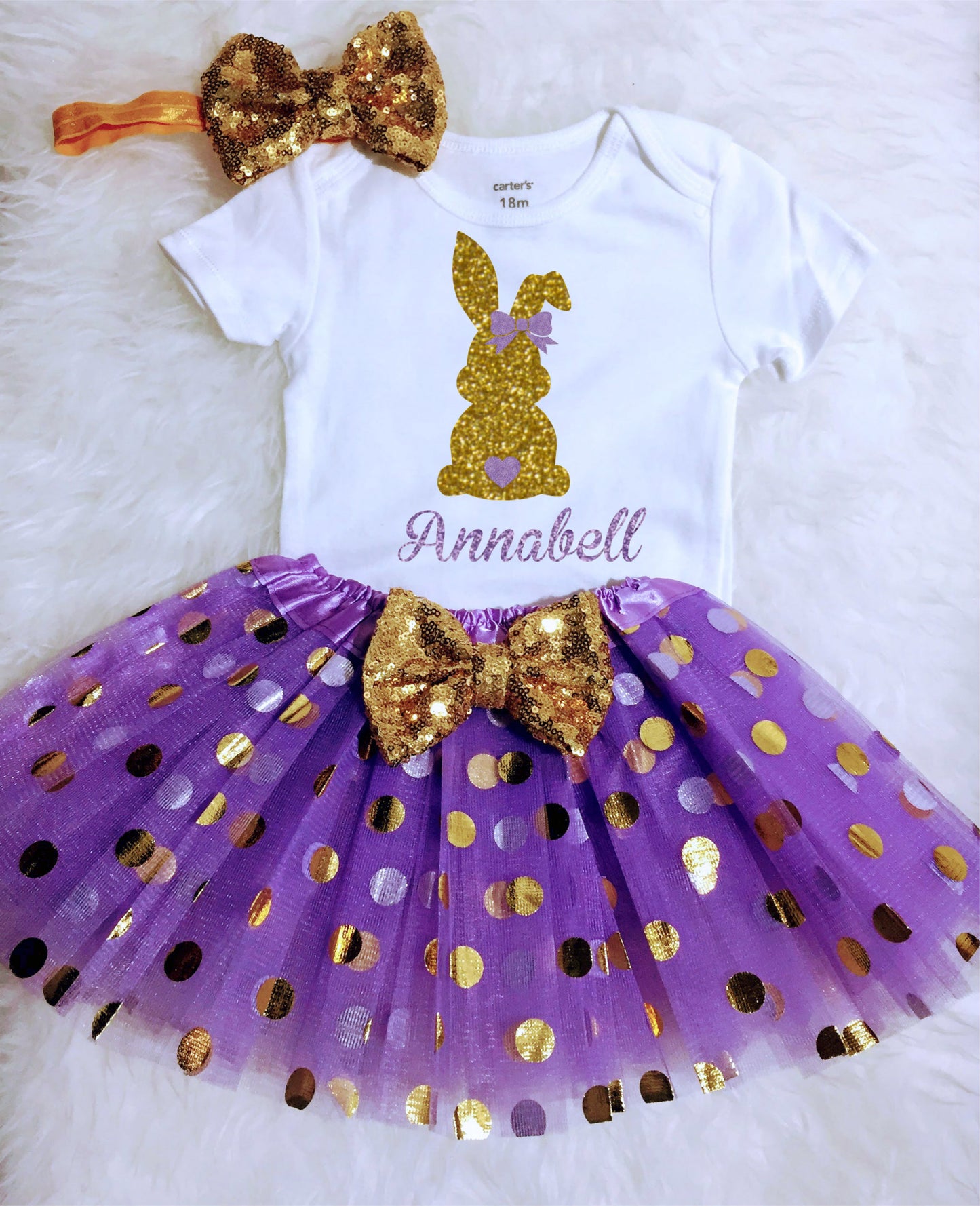 Easter Dress Baby Girl Easter Outfit Girls  Toddler Easter Outfit Girls Lavender Tutu