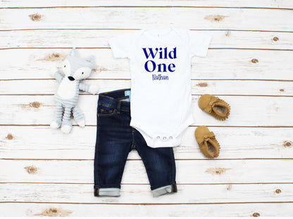 Wild One First Birthday Outfit, Boys 1st Birthday, Wild One Boy Bodysuit